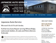 Tablet Screenshot of japaneseautosvc.com